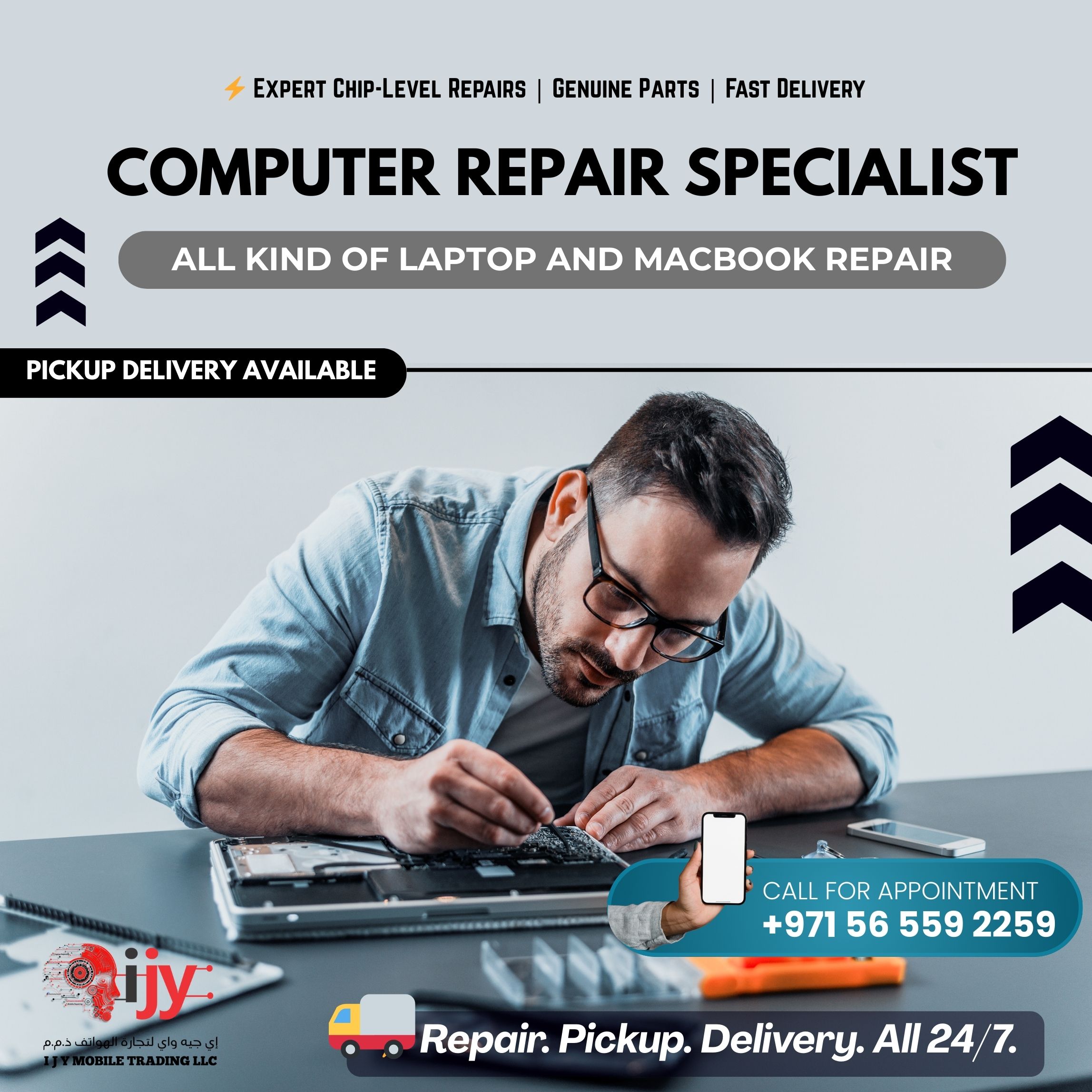 Phone screen repair Dubai - Fast screen replacement service